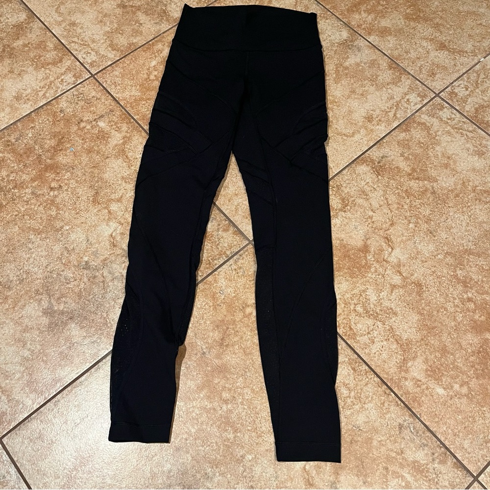 Black High Waist Cutout Leggings